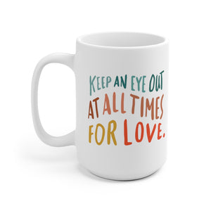  Inspiring quote on beautiful ceramic coffee mug, printed on both sides for lefties too!